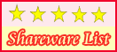 5 stars award from Shareware-List